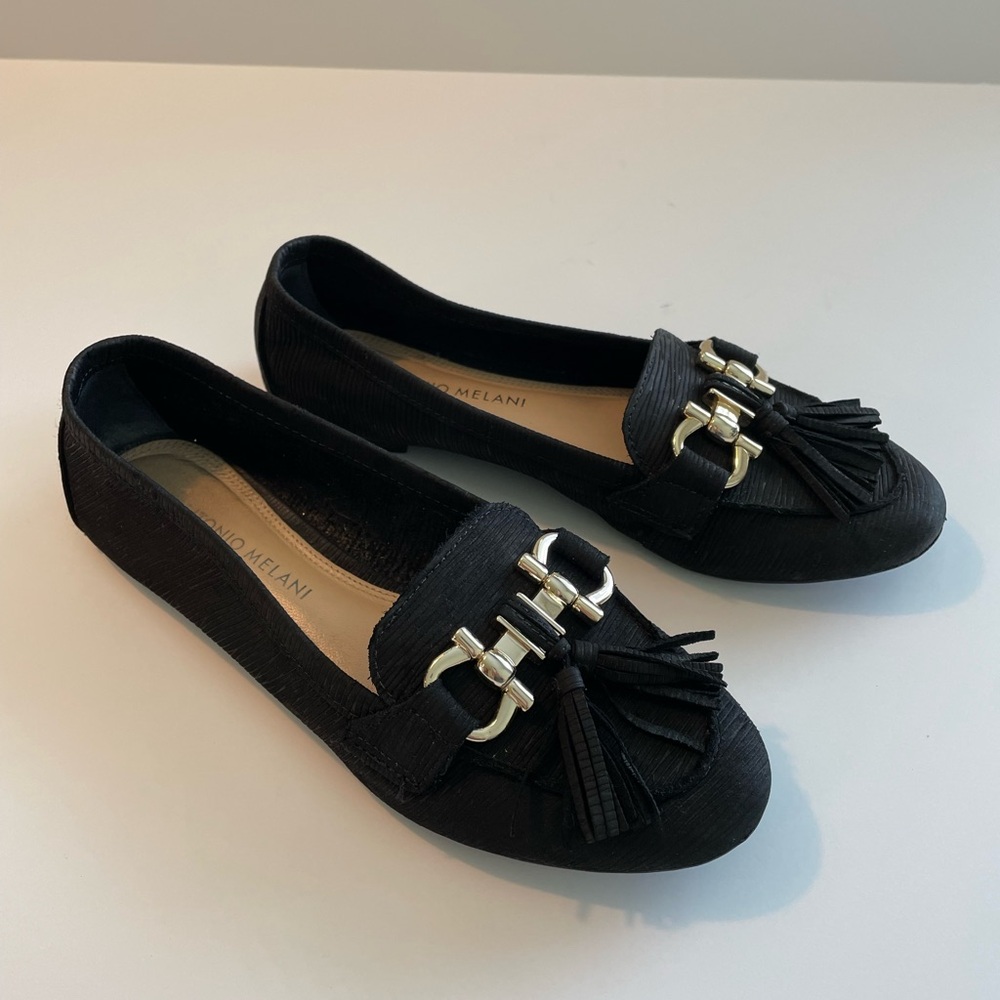 Antonio Melani Yang Black Loafers 6.5M